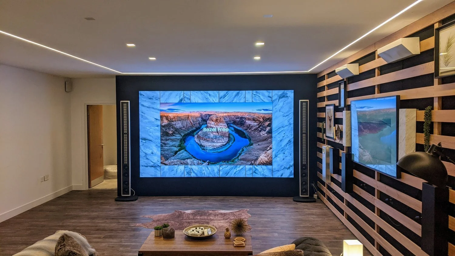 Habitech showroom and home cinema demonstration space